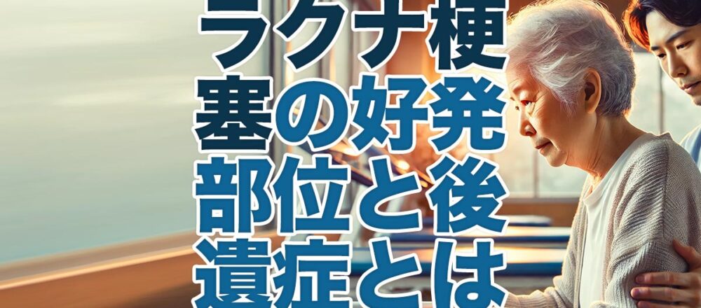 ラクナ梗塞の好発部位と後遺症