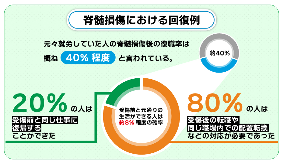 脊髄損傷における回復例