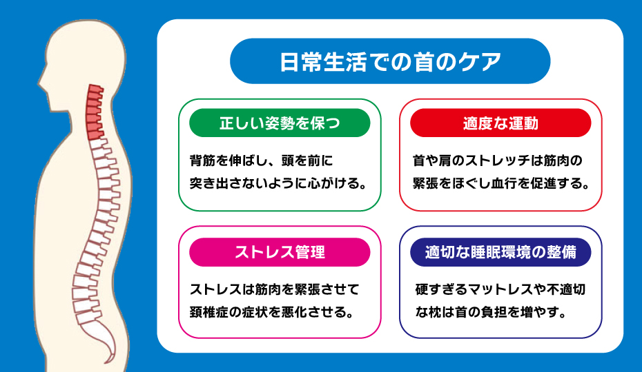 日常生活での首のケア