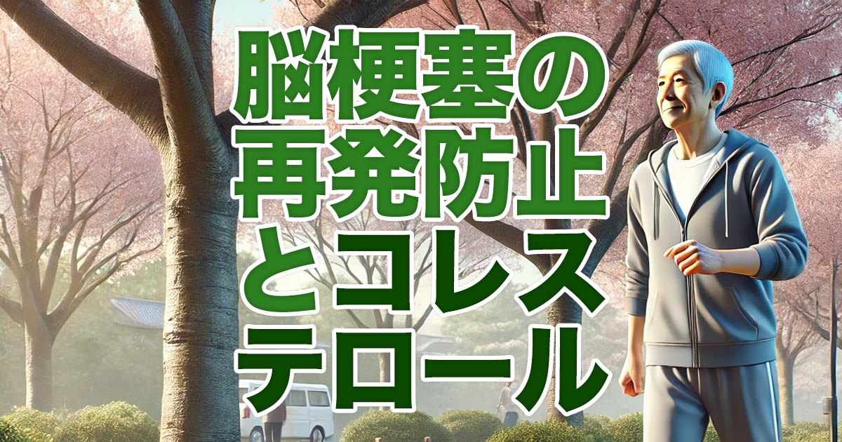 コレステロール管理と脳梗塞再発防止の重要性