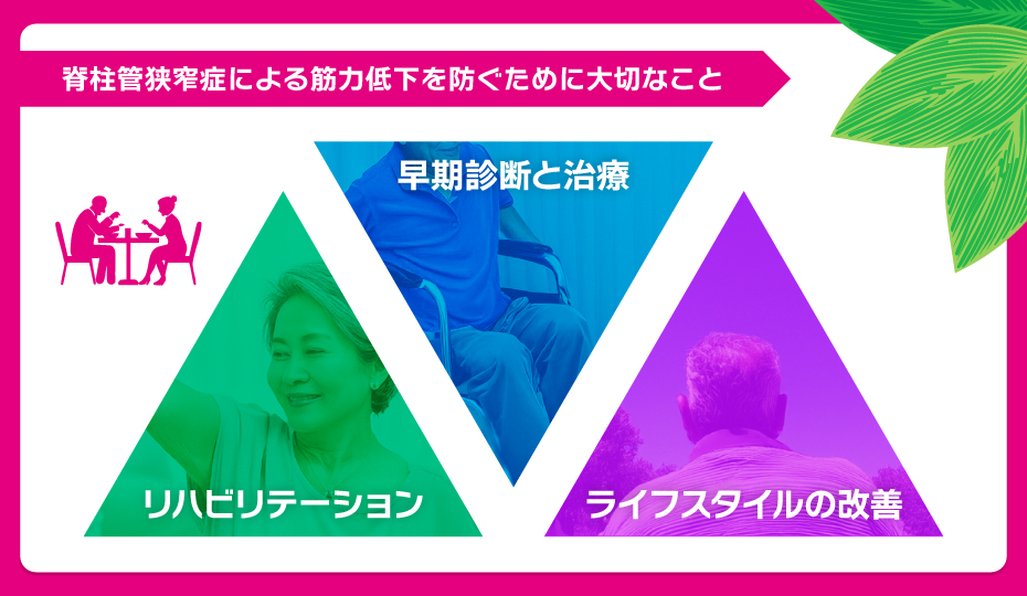 脊柱管狭窄症による筋力低下を防ぐために大切なこと