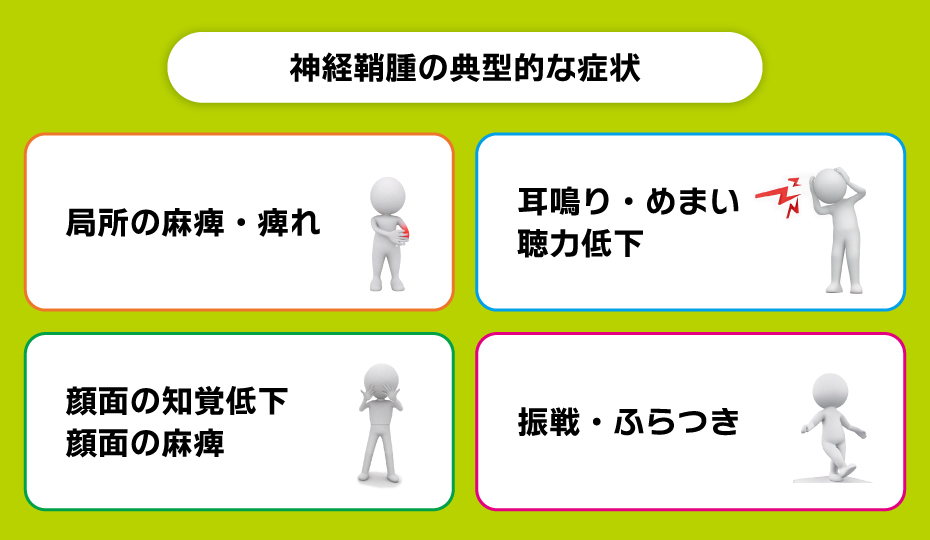 神経鞘腫の典型的な症状