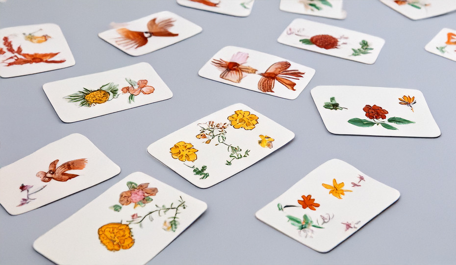 たくさんのイラストカード