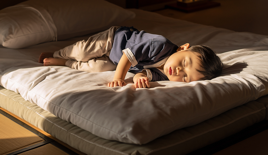 眠っている子供のイメージ