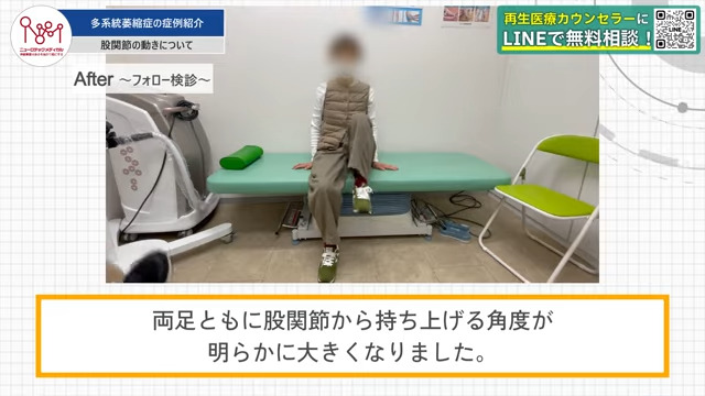 足を大きく上げている様子