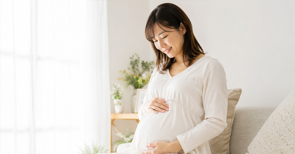 妊娠中の女性