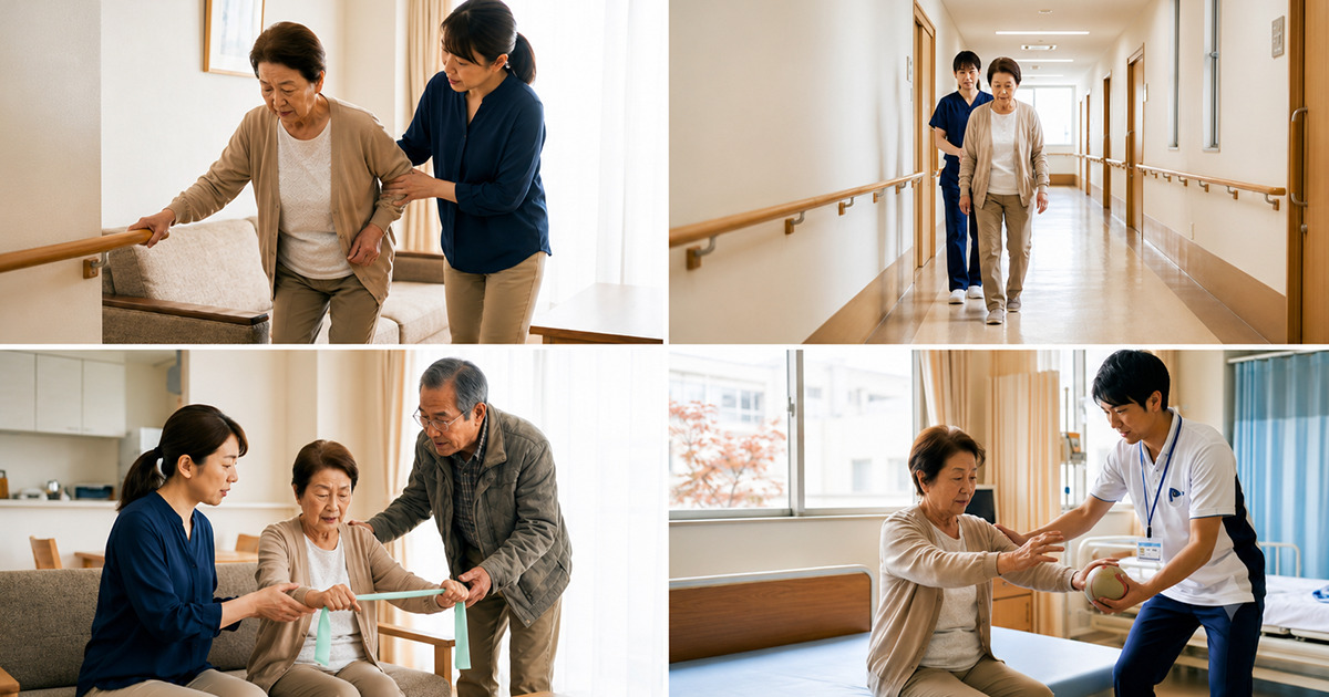退院後は、自宅での生活動作そのものがリハビリの一部になります。安全な方法を専門職と確認しておきましょう。